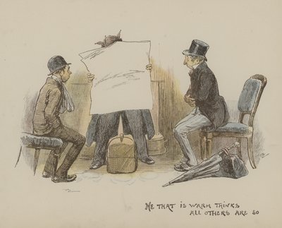 Wie warm is, denkt dat iedereen dat is door Gordon Frederick Browne
