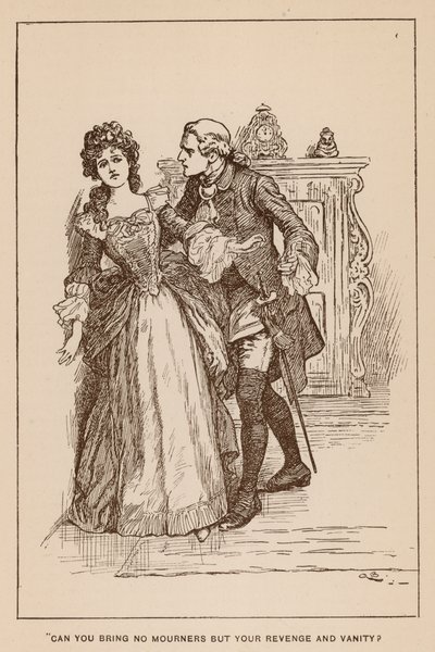 Illustratie voor De Geschiedenis van Henry Esmond door Thackeray door Gordon Frederick Browne