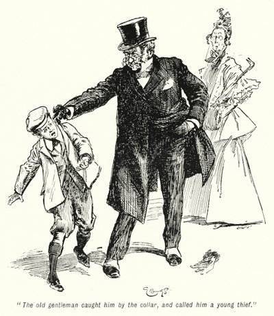 Illustratie voor Het Verhaal van de Schatzoekers door E. Nesbit door Gordon Frederick Browne