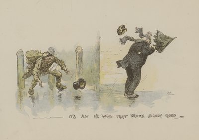 Het is een slechte wind die niemand goed doet door Gordon Frederick Browne