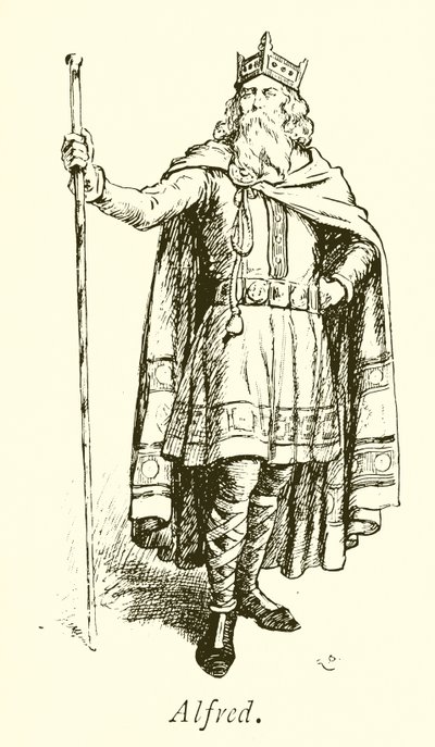 Koning Alfred de Grote door Gordon Frederick Browne