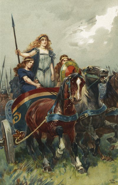 Koningin Boadicea door Gordon Frederick Browne
