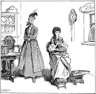 Ze leerde uien schillen zonder te huilen, 1906 door Gordon Frederick Browne