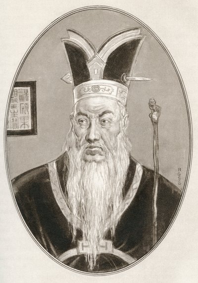 Confucius, uit Levensbiografieën van Religieuze Leiders door Gordon Ross