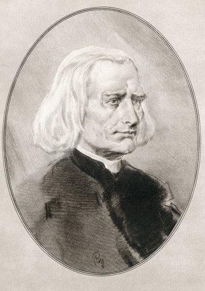 Franz Liszt, uit Levensbiografieën van grote componisten door Gordon Ross