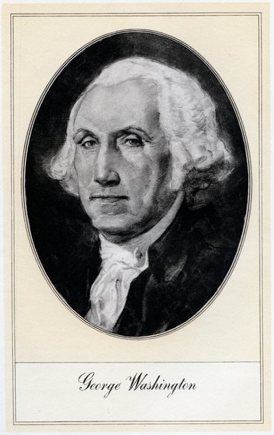 George Washington, de eerste president van de Verenigde Staten, begin 20e eeuw door Gordon Ross