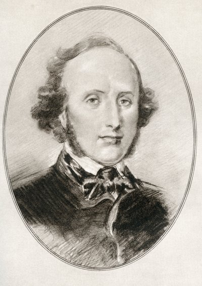 Jakob Ludwig Felix Mendelssohn Bartholdy, uit Levensbiografieën van grote componisten door Gordon Ross