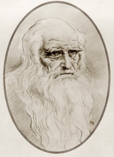 Leonardo di ser Piero da Vinci, uit Living Biographies of Great Painters door Gordon Ross