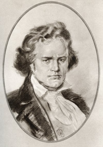 Ludwig van Beethoven, uit Living Biographies of Great Composers door Gordon Ross