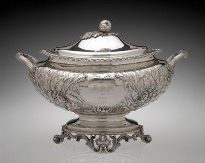Soepterrine, van de Gorham Manufacturing Company, c.1858 door Gorham Manufacturing Company Gorham Manufacturing Company