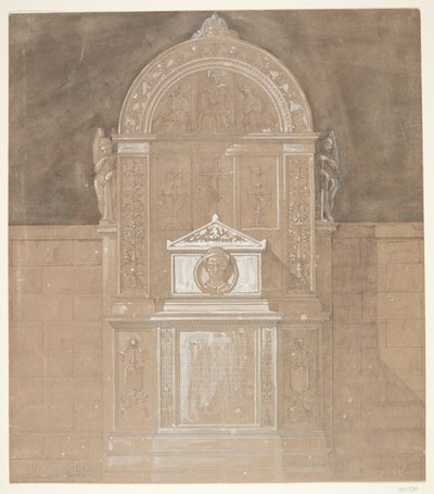 Grafmonument voor baron C. F. von Rumohr 1845 door Gottfried Semper