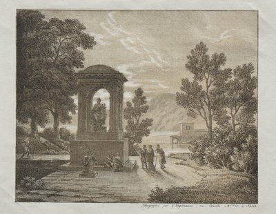 Boek van Lithografische Proeven met verschillende tekenmethoden zoals Krijt, Pen, Penseel..., ca. 1816 door Gottfried or Godefroy Engelmann