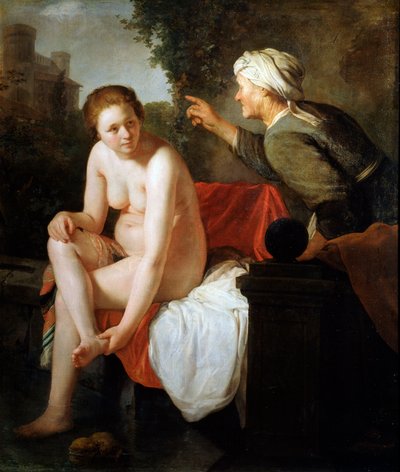 Badende Bathseba, 17e eeuw door Govaert Flinck
