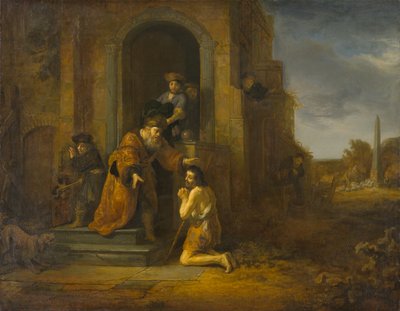 De terugkeer van de verloren zoon door Govaert Flinck