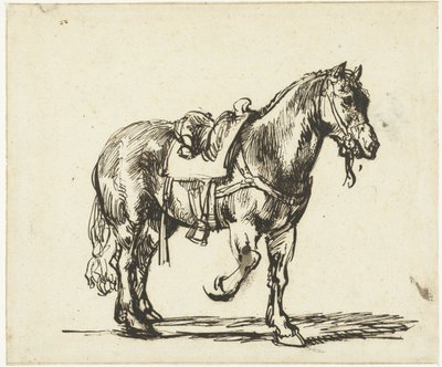 Paard van de Barmhartige Samaritaan door Govert Flinck