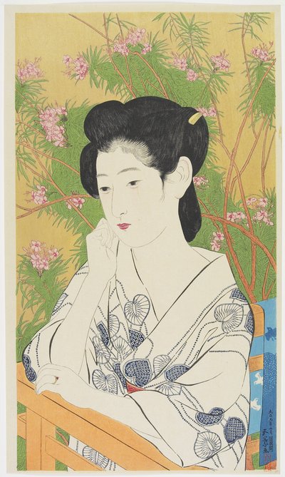 In een Herberg bij de Warmwaterbronnen, juli 1920 door Goyo Hashiguchi