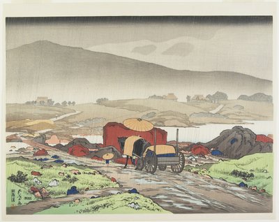 Yaba-vallei, 1918 door Goyo Hashiguchi