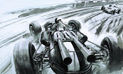 Geen enkele Brit had de Indianapolis 500 gewonnen totdat Jim Clark in zijn Lotus Ford door Graham Coton