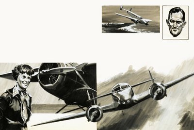 De mysterieuze verdwijning van Amelia Earhart door Graham Coton