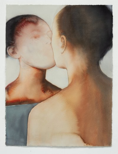 Spiegel, 2025 (aquarel op Arches) door Graham Dean