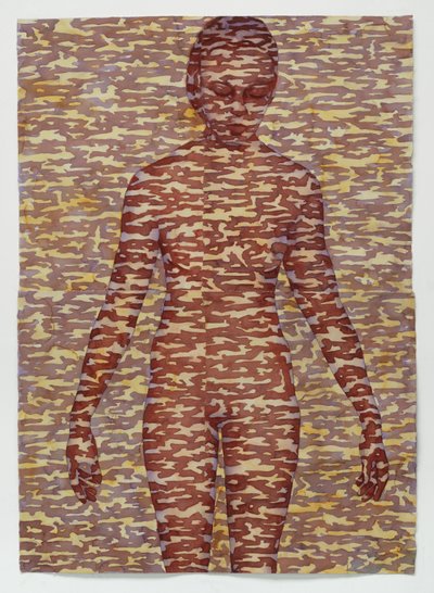 Zeef, 2025 (aquarel op bogen) door Graham Dean