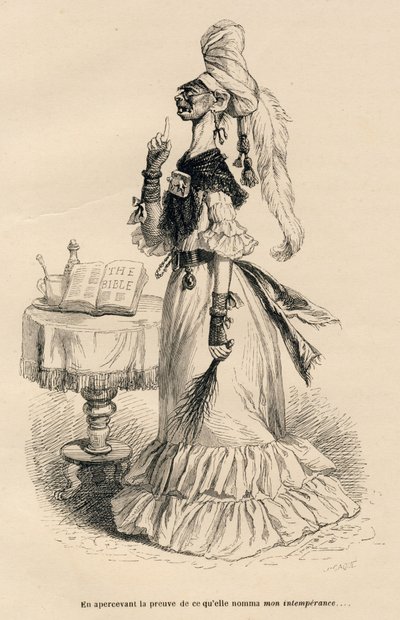 Bij het zien van het bewijs van wat zij mijn onmatigheid noemde door Grandville