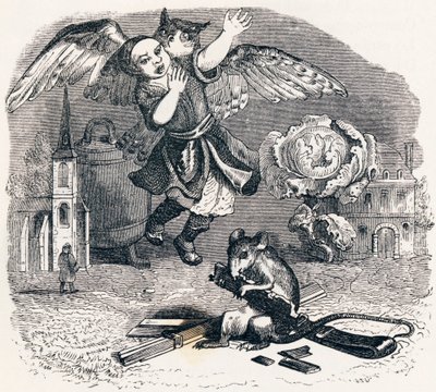 De ontrouwe bewaarder - Fabels van La Fontaine door Grandville
