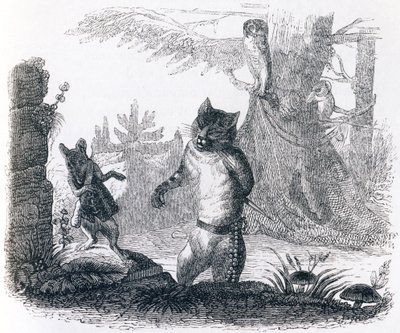 De kat en de rat door Grandville