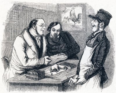 De haan en de parel - Fabels van La Fontaine door Grandville