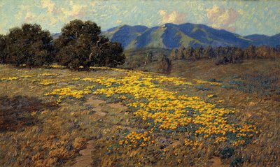 Californische Klaprozen door Granville Redmond