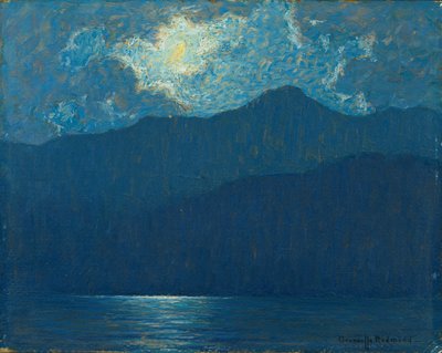 Zonsopgang Over Cataline Island door Granville Redmond