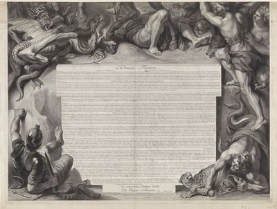 Allegorisch ruiterportret van Lodewijk XIV, koning van Frankrijk door Gérard Edelinck