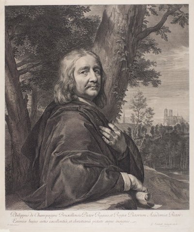 Philippe de Champaigne door Gérard Edelinck