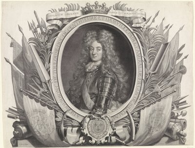 Portret van Lodewijk Alexander van Bourbon door Gérard Edelinck