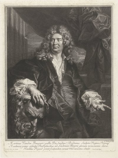 Portret van Martin Desjardins door Gérard Edelinck