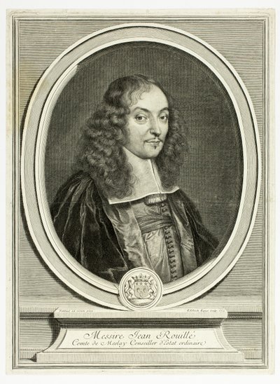 Sir Jean Rouillé, Graaf van Meslay door Gérard Edelinck