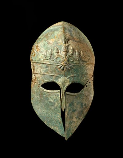 Korinthische helm, ca. 495 v.Chr. door Greek