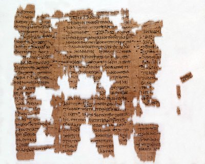 Griekse wetenschappelijke papyrus daterend uit 200 n.Chr. door Greek