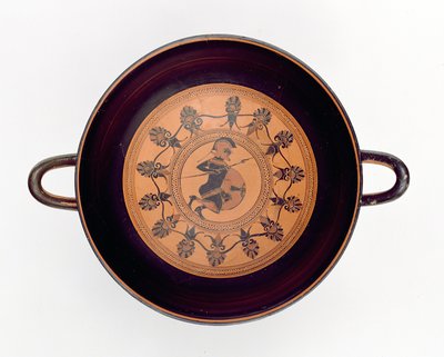 Siana Beker die een Krijger afbeeldt, c.560 BC door Greek