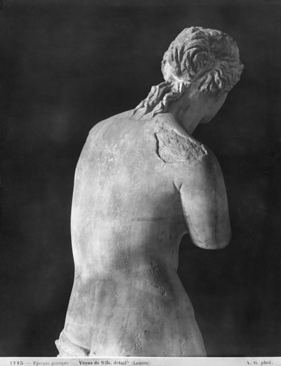 Venus van Milo, achteraanzicht, Hellenistische periode, c.130-100 v.Chr. door Greek