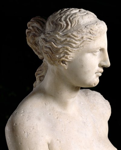 Venus de Milo (detail van het hoofd) door Greek