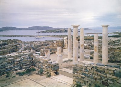 Zicht op het Huis van Cleopatra door Greek