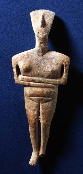 Cycladisch Beeldje, Naxos, c.3000-2000 v.Chr. door Greek