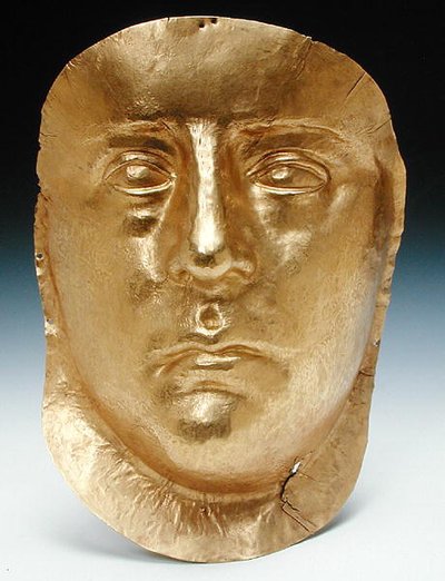 Masker van Rhescuporis III (210-228 AD) Koning van Bosporus door Greek Greek