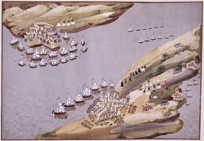 Slagen om de Eilanden Kreta en Samos, plaat 23 uit Beeldende Geschiedenis van de Griekse Onafhankelijkheidsoorlog door Generaal Makryjannis door Greek School