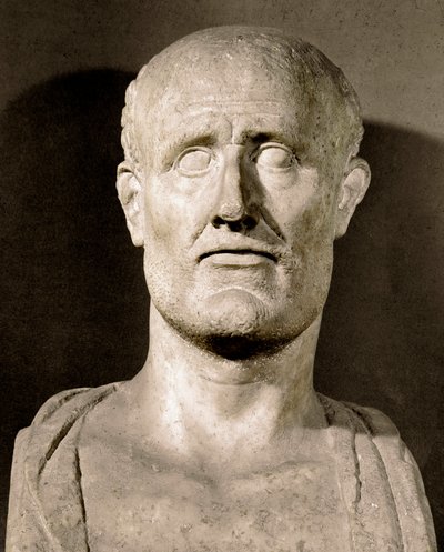 Buste van Alcibiades, staatsman en Atheense generaal door Greek or Roman