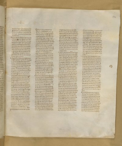 Codex Sinaiticus, Add. MS 43725, f.304r, ca. 325-375 door Greek School