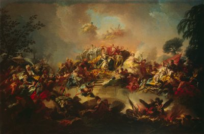 Apotheose van het Regeer van Catharina II, 1767 door Gregorio Guglielmi