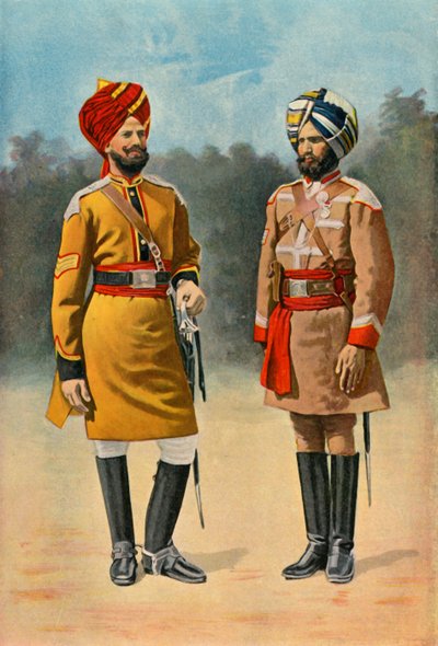 Eerste Bengaalse Cavalerie en Gids Cavalerie, 1901 door Gregory and Co
