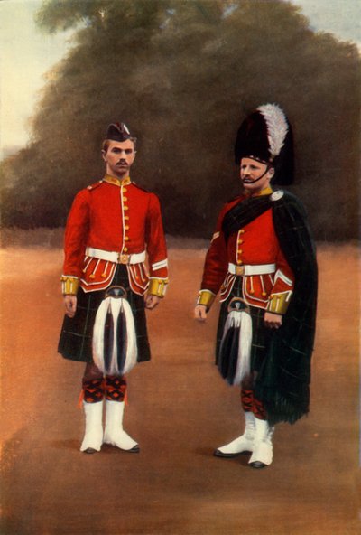 Soldaat en korporaal van de Gordon Highlanders, 1900 door Gregory and Co